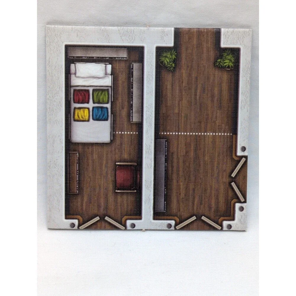 Mayfair Games Bedpans And Broomsticks Crazy Closets Promo Tiles Expansion